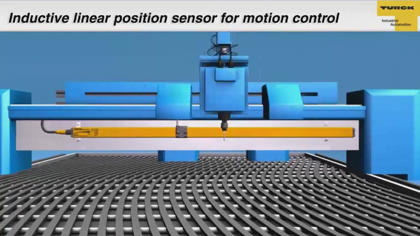 Inductive linear position sensor for motion control